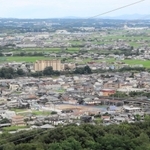 現在の加東市下滝野周辺。７６年前、米軍機に襲われた（加東市光明寺から望む）