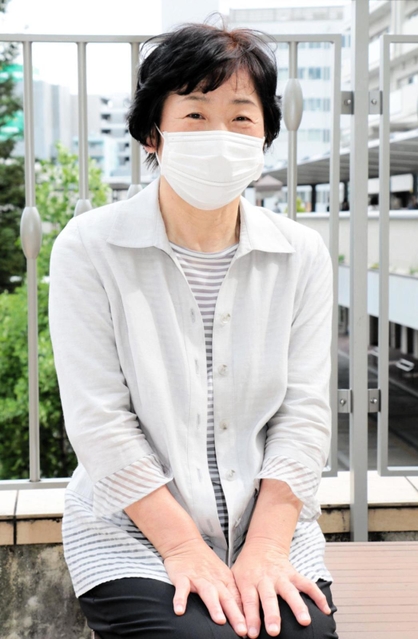 建設アスベスト大阪訴訟で共同代表を務めた山本百合子さん＝尼崎市内