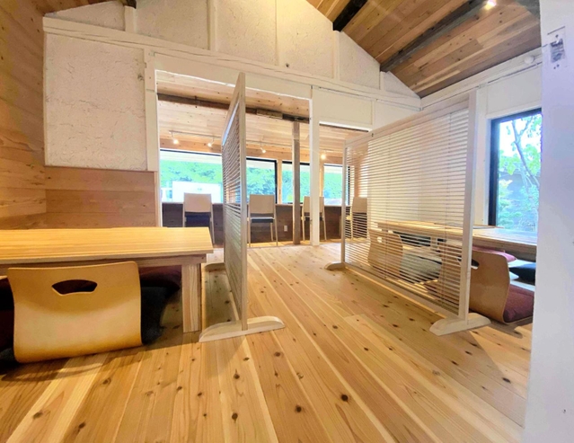 兵庫県の空き家活用支援事業を活用した豆腐店の内装＝兵庫県多可町八千代区中村（県提供）