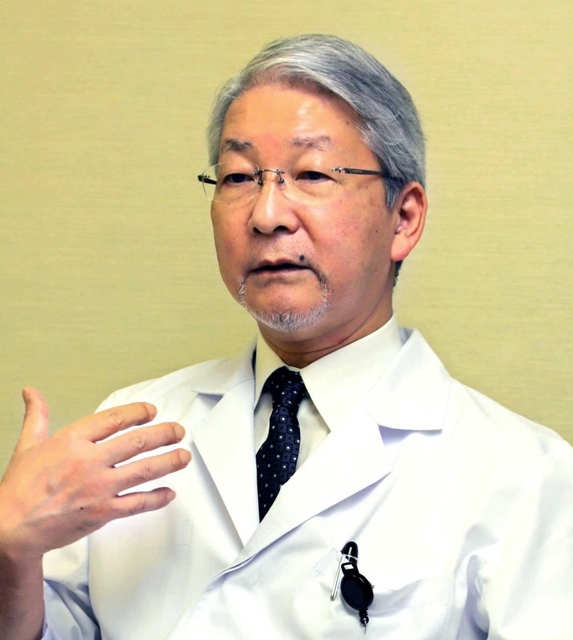 神戸市立医療センター中央市民病院の木原康樹院長　　　　　　