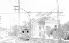１９２２年ごろの宝塚南口駅周辺（阪急電鉄提供）