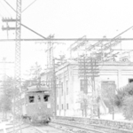 １９２２年ごろの宝塚南口駅周辺（阪急電鉄提供）