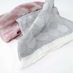 ジャカードカラミ織のストール（大塚さん提供）