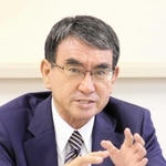 地方活性化策などを語った河野太郎行政改革担当相＝国会記者会館（撮影・今福寛子）