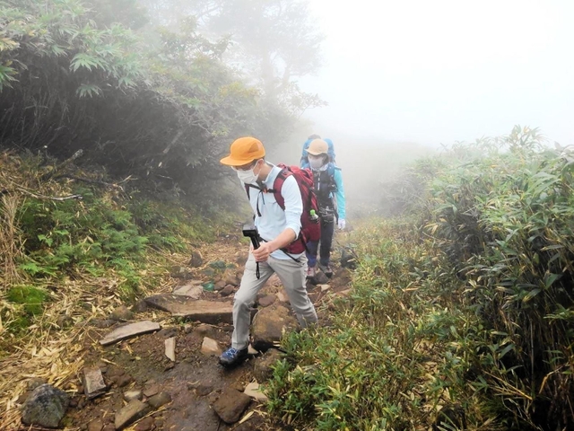 「山歩道スペシャル～兵庫最高峰氷ノ山への道！」より（ＮＨＫ提供）
