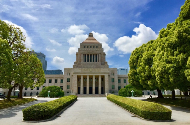 国会議事堂内全景＝東京都千代田区永田町（撮影・田中太一）