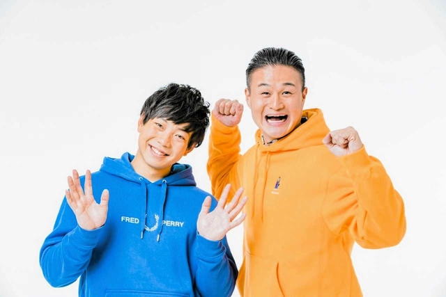 「ハレバレティモンディ」に出演するお笑いコンビ「ティモンディ」の（左から）前田裕太、高岸宏行（（Ｃ）ＳＴＶ）