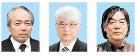 （左から）内藤幸雄さん、石川哲也さん、神野立生さん