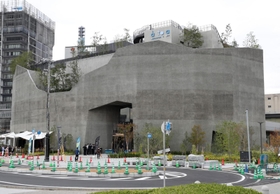２９日にオープンする神戸ポートミュージアム＝神戸市中央区新港町（撮影・辰巳直之）