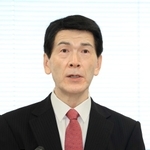 神戸市長選の公約を発表する中川暢三氏＝２１日午後、神戸市役所（撮影・鈴木雅之）