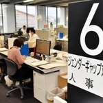 今年新設された「ジェンダーギャップ対策室」＝豊岡市役所
