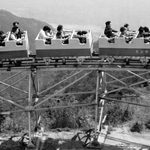 大阪湾が一望でき、人気を集めたマウント・コースター（１９６２年）