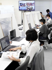 新型コロナウイルス禍で人気を集めるウェブ系の職業訓練＝神戸市中央区京町
