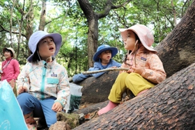 自然が子どもたちの感性や想像力を育む＝西宮市甲山町、甲山森林公園