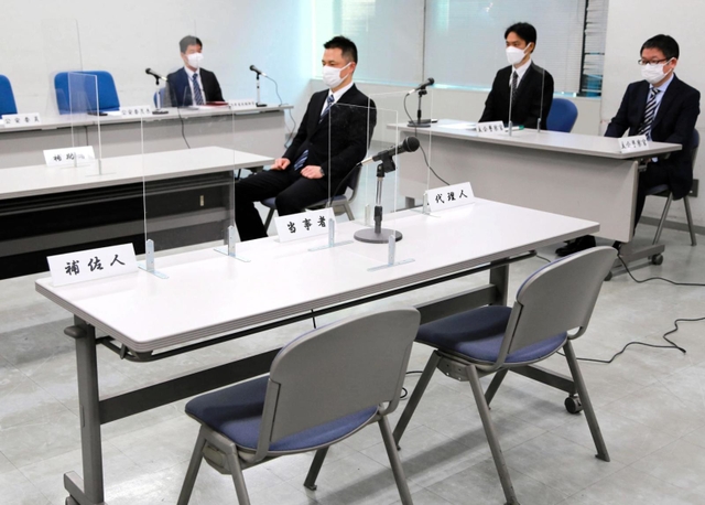 神戸山口組関係者が姿を現さなかった意見聴取会場＝神戸市中央区下山手通５