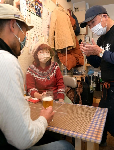 感染対策を徹底して営業を続ける予定の「大よし」＝２５日午後、神戸市垂水区神田町（撮影・秋山亮太）