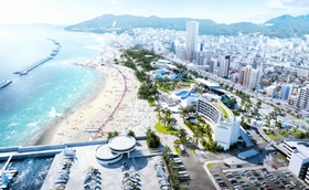 須磨海浜水族園・海浜公園の再整備イメージ図（神戸須磨　Ｐａｒｋｓ　＋　Ｒｅｓｏｒｔｓ　共同事業体提供）