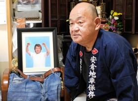 田中真さんの父、田中博さん＝宝塚市内