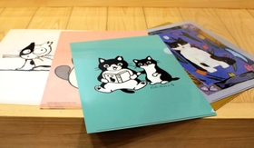 フェリシモ猫部によるクリアファイル＝神戸新開地・喜楽館