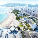 須磨海浜水族園・海浜公園の再整備イメージ図（神戸須磨　Ｐａｒｋｓ　＋　Ｒｅｓｏｒｔｓ　共同事業体提供）