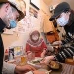 感染対策を徹底して営業を続ける予定の「大よし」＝２５日午後、神戸市垂水区神田町（撮影・秋山亮太）