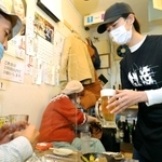 感染対策を徹底して営業を続ける予定の「大よし」＝２５日午後、神戸市垂水区神田町（撮影・秋山亮太）