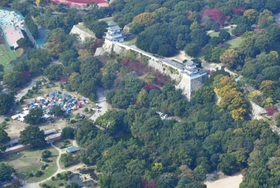 樹木伐採前の県立明石公園（２０１６年１１月撮影）