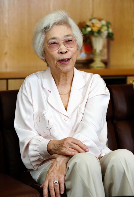 北村春江さん＝芦屋市朝日ケ丘町