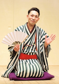 繁昌亭大賞受賞お祝いウイークをＰＲする笑福亭たま＝神戸市兵庫区、神戸新開地・喜楽館