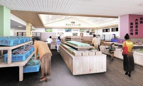 売り場を広げる物産館のイメージ（丹波市提供）
