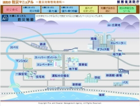 消防庁が公開する防災マニュアルでは、地震発生時の対応を場面ごとに紹介している