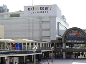 ４月１日に開業するエキソアレ西神中央＝神戸市西区糀台５（撮影・中西幸大）