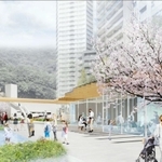 生田川公園の再整備後のイメージ（神戸市提供）