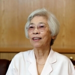 北村春江さん＝２０１２年６月、芦屋市朝日ケ丘町