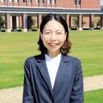 「防災を通じた人のつながりが面白い」と話す岸本くるみさん＝神戸市中央区、神戸学院大学