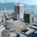 ＪＲ三ノ宮新駅ビルのイメージ図（ＪＲ西日本提供）