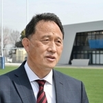 兵庫勢初の全国制覇を果たした今大会を振り返る報徳の西條裕朗監督＝３１日午前、埼玉県熊谷市上川上、さくらオーバルフォート（撮影・秋山亮太）