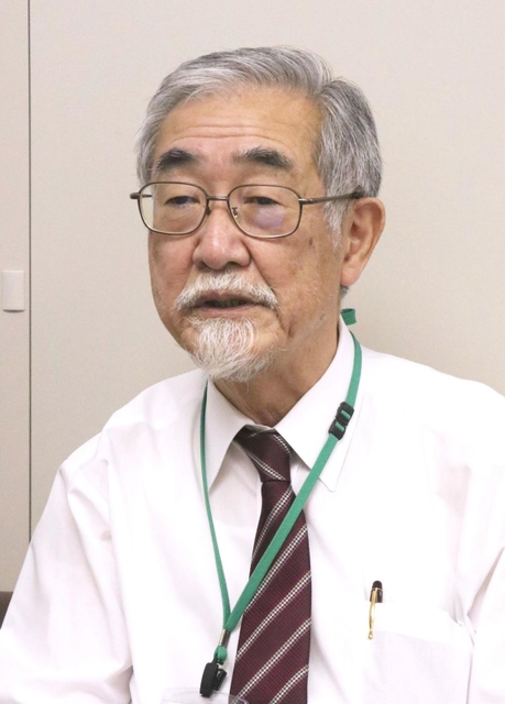 発災直後からの遺族ケアの必要性を訴える「日本ＤＭＯＲＴ」の吉永和正理事長＝川西市東畦野５、市立川西病院