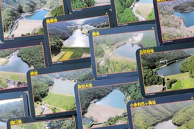 丹波県民局が作った「ため池カード」＝丹波市柏原町柏原