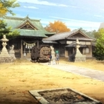 金刀比羅神社が描かれたシーン（（ｃ）２０２１映画「神在月のこども」製作御縁会）