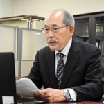 委員長・書記長会議であいさつする県選管の石堂則本委員長＝兵庫県庁