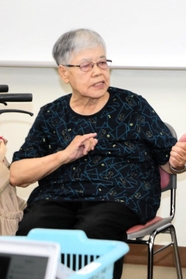 旧優生保護法による強制不妊の被害に遭い、原告として国と闘った小林喜美子さん＝２０２１年７月、神戸市中央区