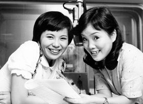 海原千里万里時代。ラジオ番組に出演（本人提供）