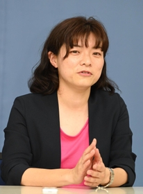 参院選兵庫選挙区に立候補した小村潤氏＝兵庫県庁（撮影・坂井萌香）