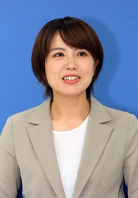 参院選兵庫選挙区に立候補した山崎藍子氏＝兵庫県庁（撮影・鈴木雅之）