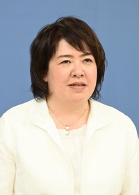 参院選兵庫選挙区に立候補した伊藤孝江氏＝兵庫県庁（撮影・坂井萌香）