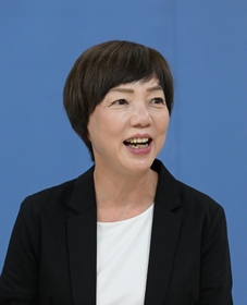 参院選兵庫選挙区に立候補した西村しのぶ氏＝兵庫県庁（撮影・秋山亮太）
