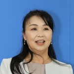 参院選兵庫選挙区に立候補した中曽千鶴子氏＝兵庫県庁（撮影・鈴木雅之）