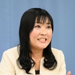 参院選兵庫選挙区に立候補した相崎佐和子氏＝兵庫県庁（撮影・坂井萌香）