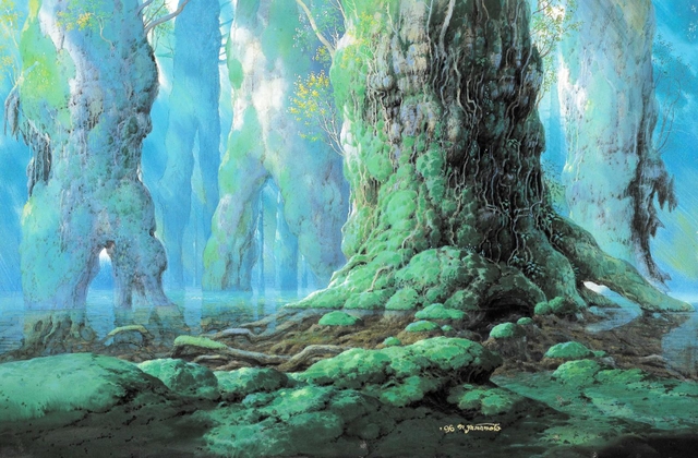 もののけ姫　シシ神の森５（（Ｃ）１９９７ＳｔｕｄｉｏＧｈｉｂｌｉ・ＮＤ）
